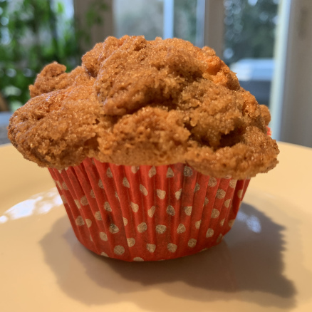 Amerikanische Blaubeer-Muffins mit Zimtkruste